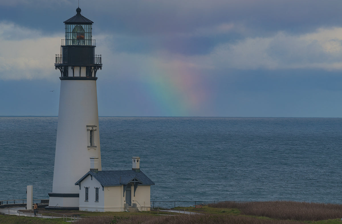 Lighthouse and Rainbow